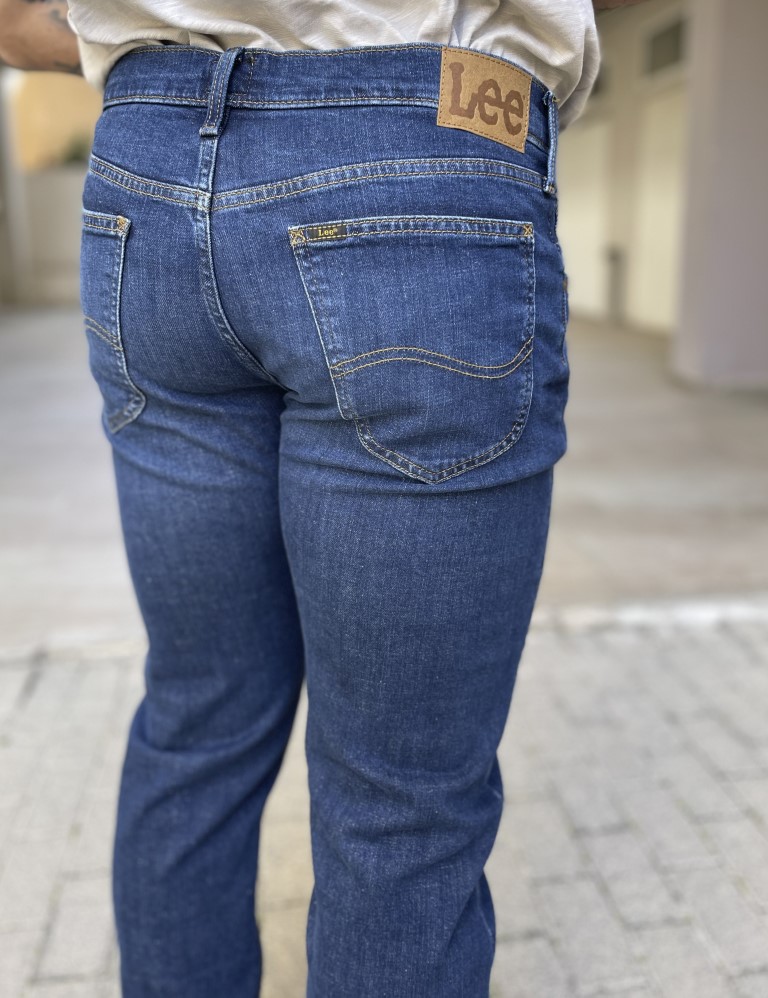 Lee Daren Zip Fly ανδρικό μπλε τζιν 112363960 φωτογραφία